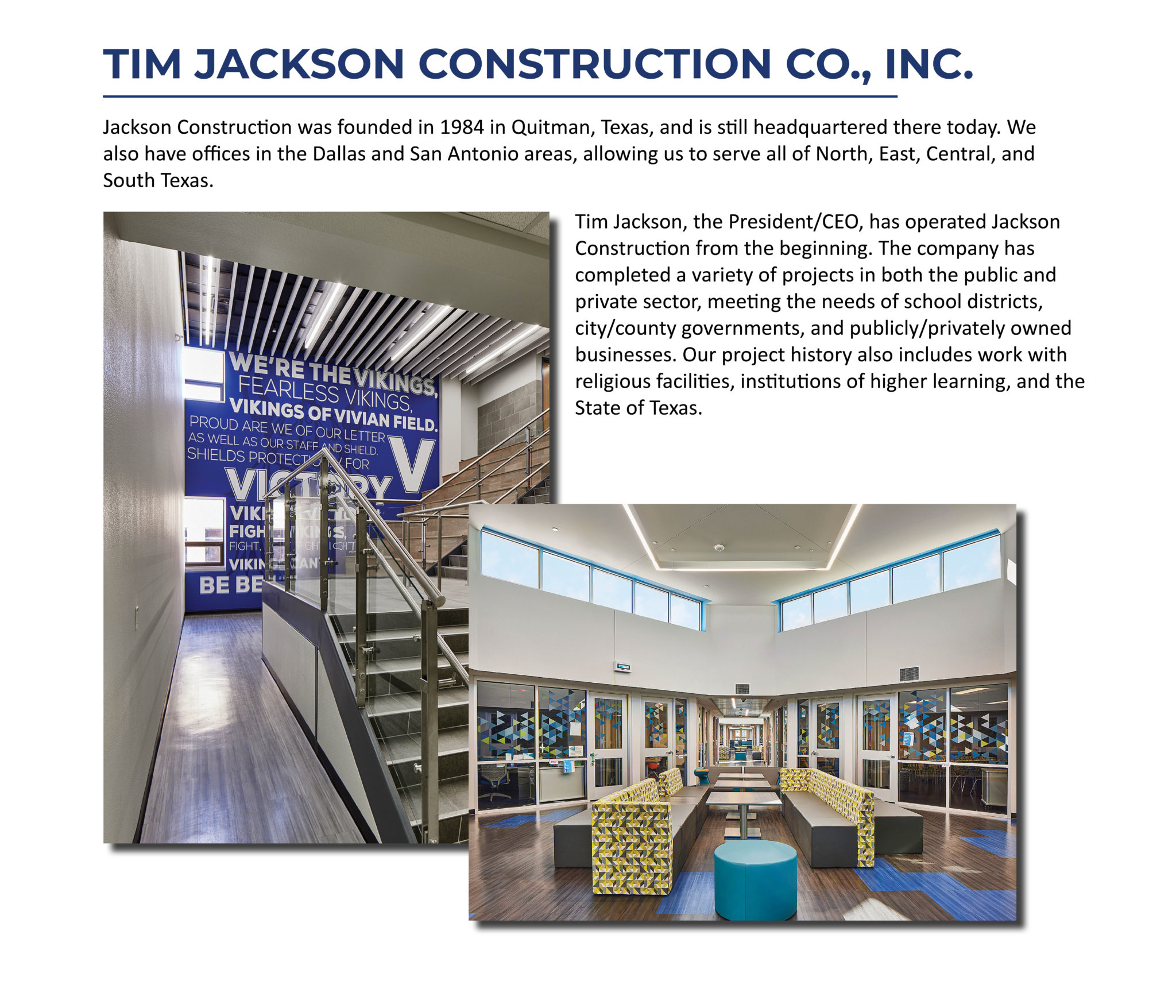 ABOUT US - Jackson Construction